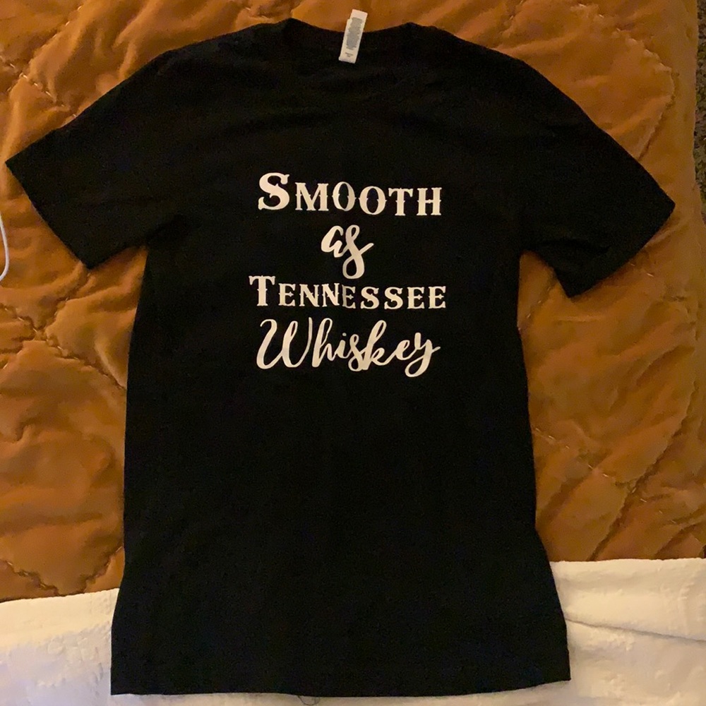 Country lyric tee shirt — Tennessee whiskey